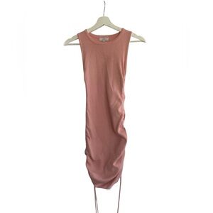 Thanne Pink Ruched Stretch Bodycon Dress Size 8/ US 4